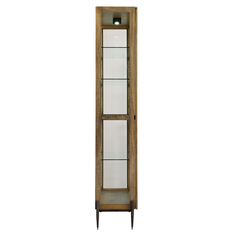 Ansel Lighted Curio Cabinet