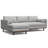 Morrison Large Left Sectional Sofa,Mid-Century Modern Couch with Chaise Lounge and Eco-Friendly Woven-Blend Fabric-382515791
