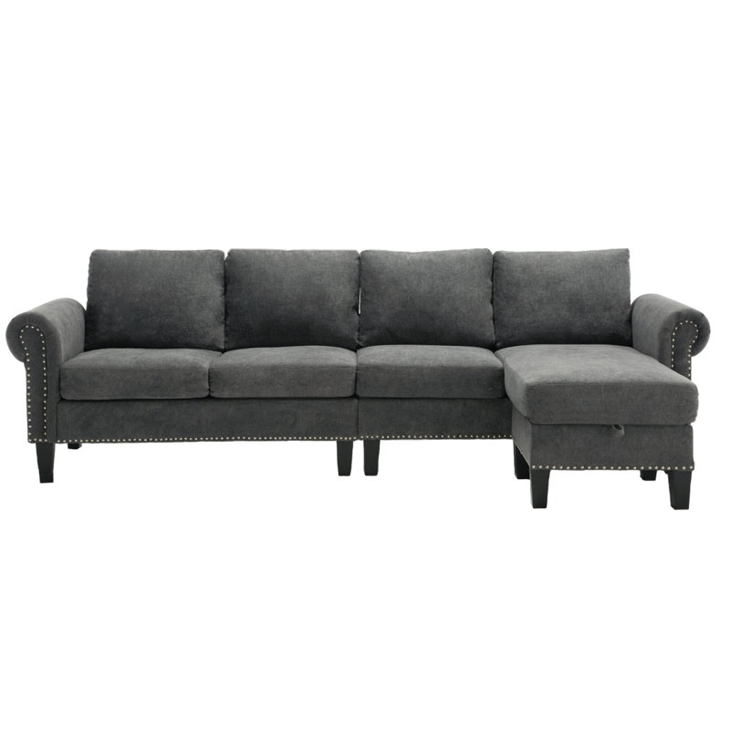 Modern Sofa Convertible Sectional Sofa With Storage,L-Shaped Sofa,Four-Seater Sofa, Sectional Couches For Living Room