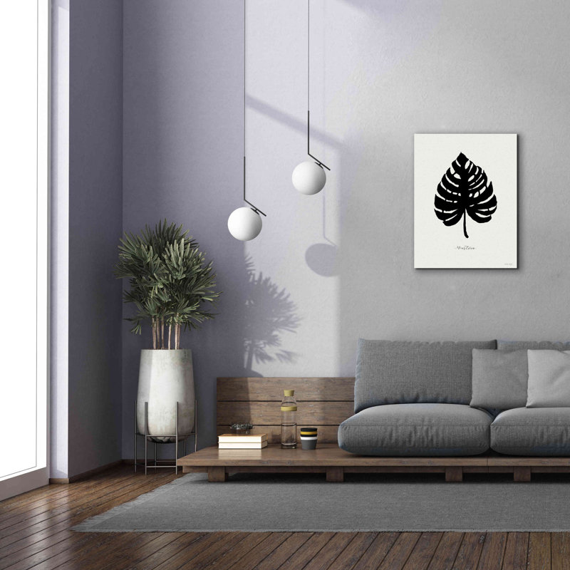 "Palmier ébène II" par Cindy Jacobs, H 34 po x l 26 po x P 1,5 po