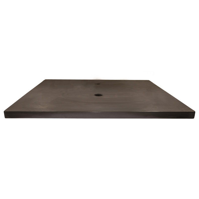 Plateau de meuble-lavabo simple 31 po, Gris anthracite
