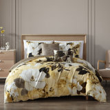 Bebejan Magnolia 100% Cotton Sateen 5 Piece Reversible Comforter Set