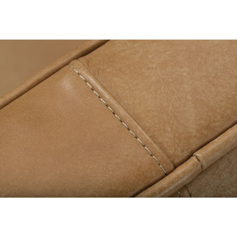 Rothko Genuine Leather Swivel Armchair, Butterscotch (KL217-21)