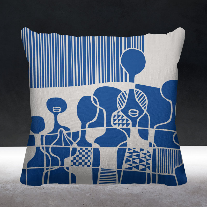 Housse de coussin et insert Ori Oudtoor, L 15 po x H 15 po, Bleu ciel