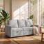 Canapé-lit gigogne simple Relax en velours côtelé avec méridienne de rangement, dimensions : 178 cm (L) x 76 cm (P) x 89 cm (H).