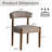 Upholstered Dining Barrel Chair Set of 2, Extra-Wide 20” Seat, Deep Cushioned Comfort, Durable Easy-Care Fabric, Solid Wood Legs-697240325