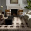 Jaipur Living & Enkay Berkshire DSK02 Handknot Striped Brown/White Runner (3'X10')