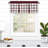 Plaid Tailored Kitchen Curtain-70338855-70338856