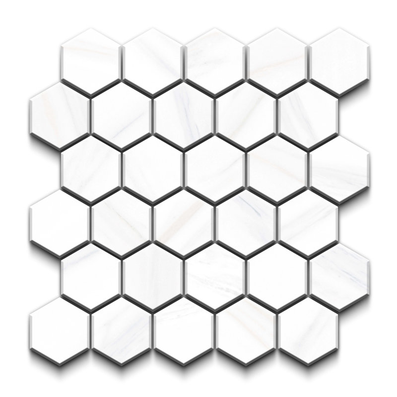 Spirit Matte Hexagon Mosaic Wall & Floor Tile (.80 Sq. Ft. /Sheet)