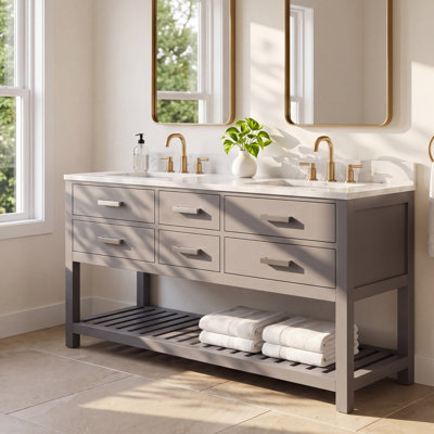 Ensemble de meuble-lavabo double 60 po Cronin