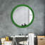 Huldar Glass Flat Wall Mirror