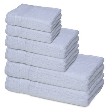  American Dawn Heirloom Manor Estella Zero Twist Set of 4 Bath  Towels in Sonoma Blue