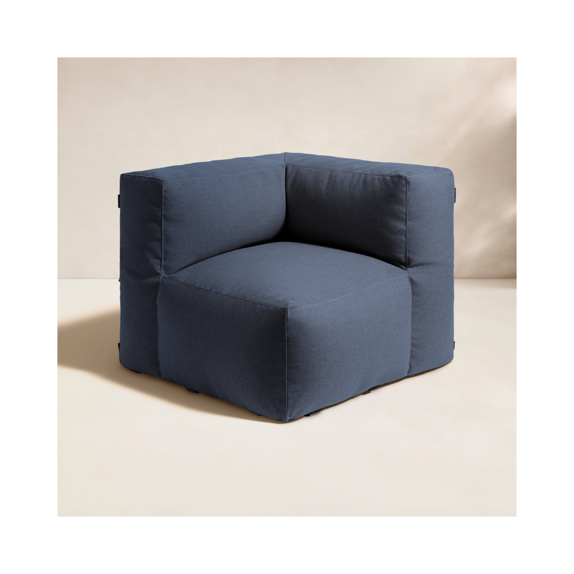 Sunbrella Outdoor Solid Modular Seating, Blue