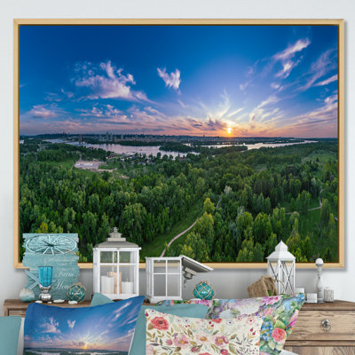 Rurale d'été en campagne, Alabama, sur toile