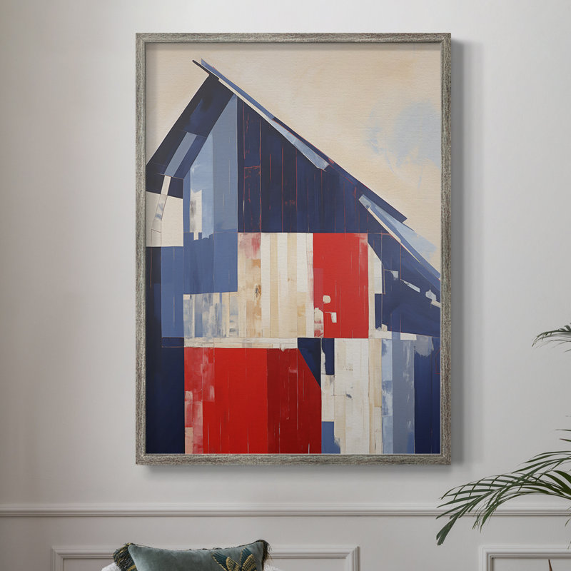 «LANDSCAPES Series CXV III», reproduction encadrée - bois massif, H 21 po x l 17 po