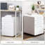 Uwharrie Lockable File Cabinet with 3 Drawers Anti-tilt Design-752675156