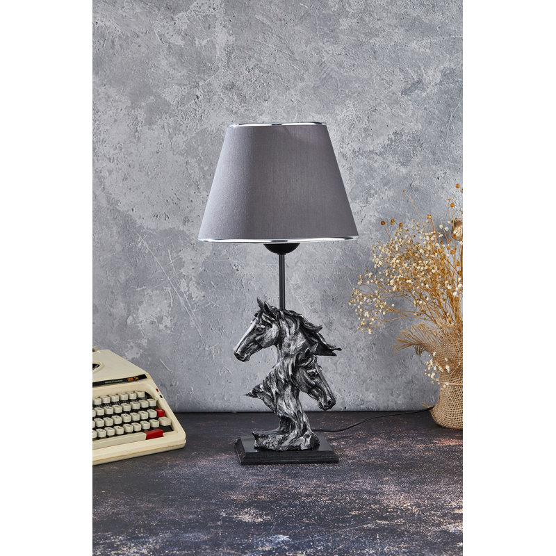 Lampe de table Darabont, gris, gris