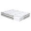 Matelas double avec système de ressorts ensachés de 12 pouces pour un soutien et un confort optimaux Tissu respirant blanc adaptatif A Good Night's Sleep