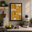 Ochre Forms Mid-Century - Wrapped Canvas-1390149093-1390149088