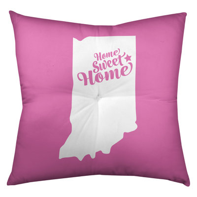 US Cities and States Floor Pillow