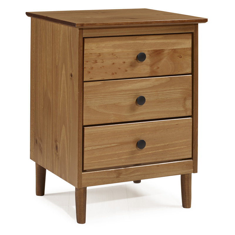 Sylvie 46cm W Bedside Table, Caramel