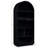 Hearth Black Solid Wood Bookcase-909600055