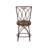 Sasun Swivel Upholstered Counter Stool with Iron Frame-1157718561