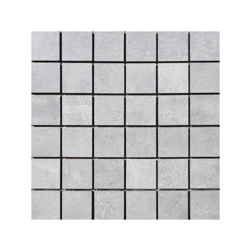 Gray 2x2 Porcelain Mosaic Tile, Gray