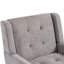 Fauteuil capitonné à dossier large rembourré-1592346152