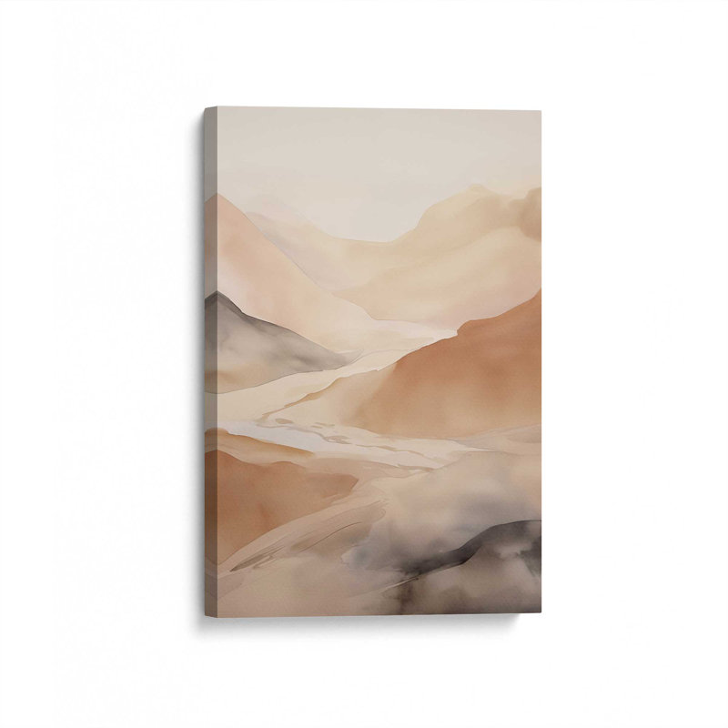 «Grey Skies and Copper Peaks», reproduction sur toile, H 18 po x l 12 po x P 1,25 po, Toile tendue