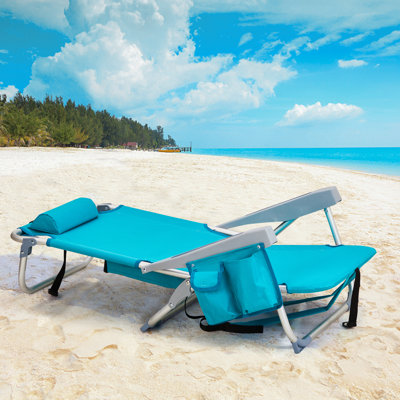 Aluminum Folding Backpack Beach Chair