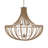 Uttermost Lovelock 4 Light Rope Empire Chandelier