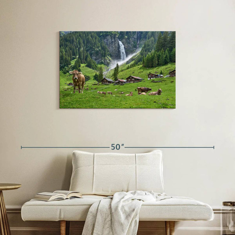 Alvord, Suisse, Highland Cows, H 24 po x l 36 po