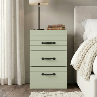 Allington 3 Drawer Bedside Table