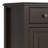 67"W Solid Wood 4-Shelf Sideboard Buffet Storage Cabinet with 2 Drawers