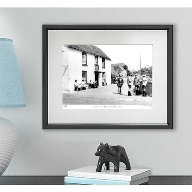 Shalfleet, The New Inn C1955 - Single Picture Frame Print, 28cm H x 36cm W x 2.3cm D
