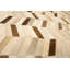 Tapis brun moderne en similicuir 4X6-1881380494