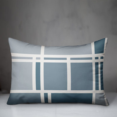  Indoor / Outdoor Geometric Lumbar Pillow