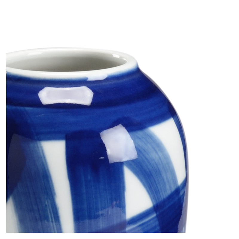 Handmade Ceramic Table Vase, 10.5" H x 4.5" W x 4.5" D