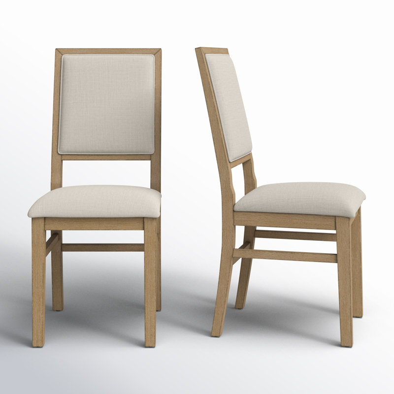 Heymann 19.75'' H Upholstered Side Chair, Rustic Brown