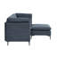 Canapé modulaire en lin rembourré avec pieds en métal-130918642
