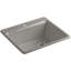 Évier de cuisine avec support de bassin L 25 po x l 22 po x 9-5 po Riverby-11013543-64615353