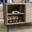 Élégante table basse à tissage Veener