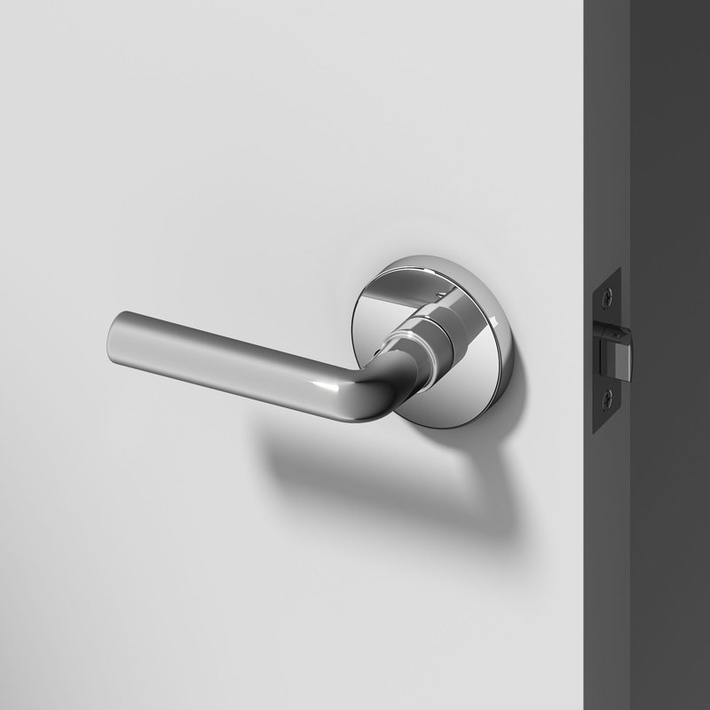 Poignée de porte à arc Arc Design moderne dissimulé pour (couloir et garde-robe) - Style minimaliste élégant en noir mat