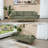 Foldable Double Corduroy Sofa Bed with Folding Armrests, Suitable for Living Rooms & Small Spaces-560829957
