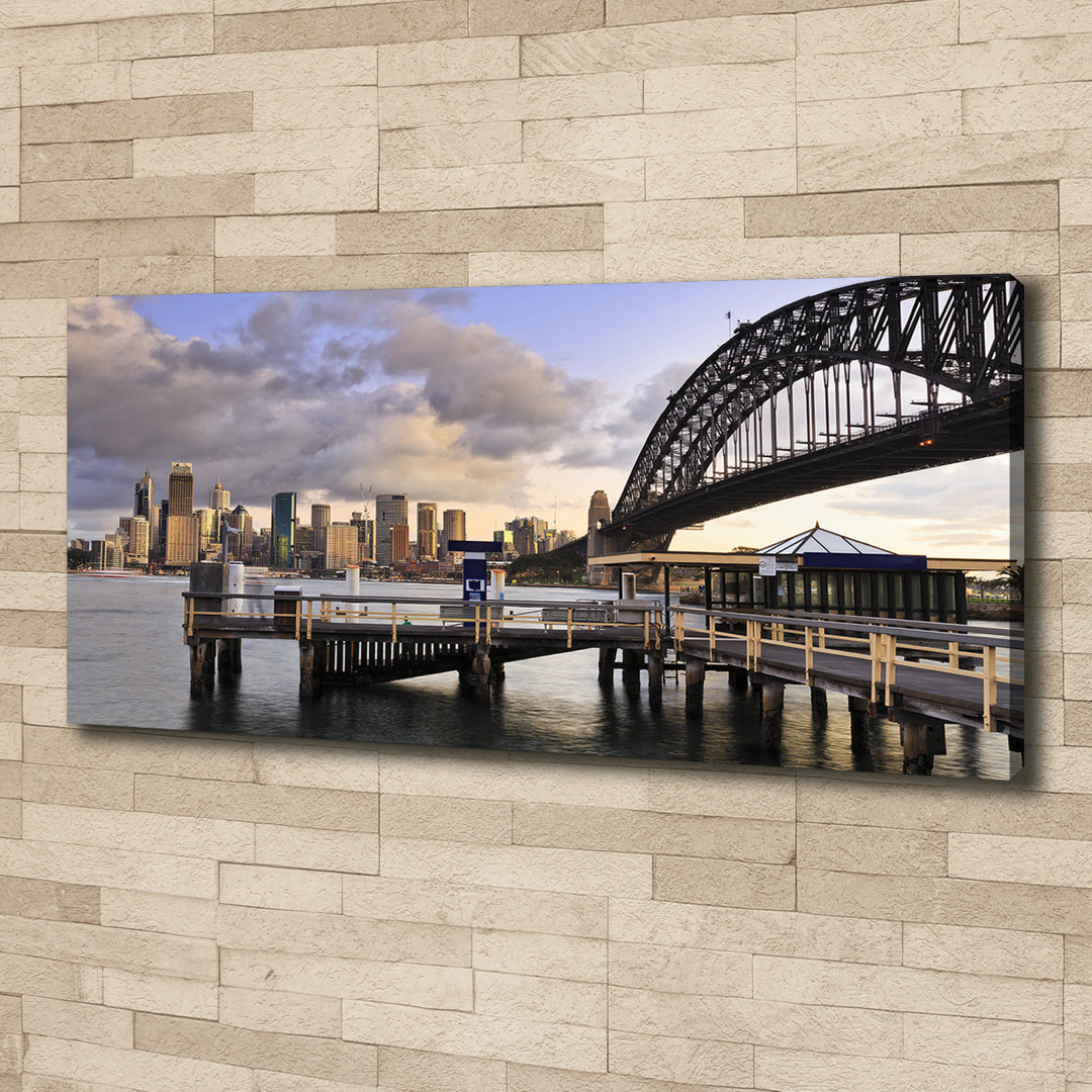 Brücke in Sydney - Ungerahmte Kunstdrucke auf Leinwand