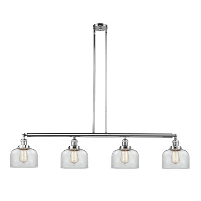 Shockey 4 - Light Polished Chrome Kitchen Island Pendant
