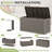 Water Resistant Resin Lockable Deck Box