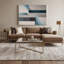 Minimalisme 44, art mural bleu sur toile-1786993832