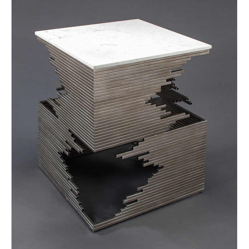 Marble Top End Table